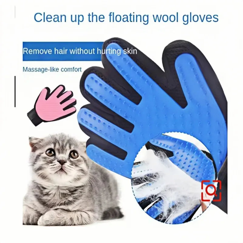 Pet Hair Removing Grooming Glove