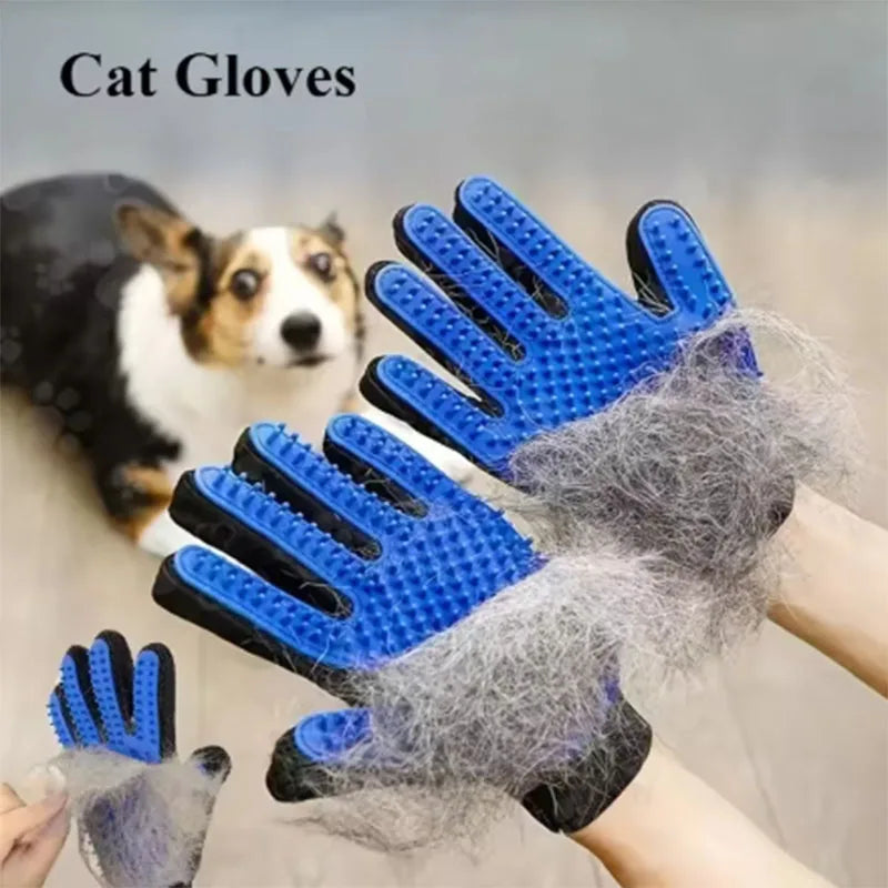 Pet Hair Removing Grooming Glove